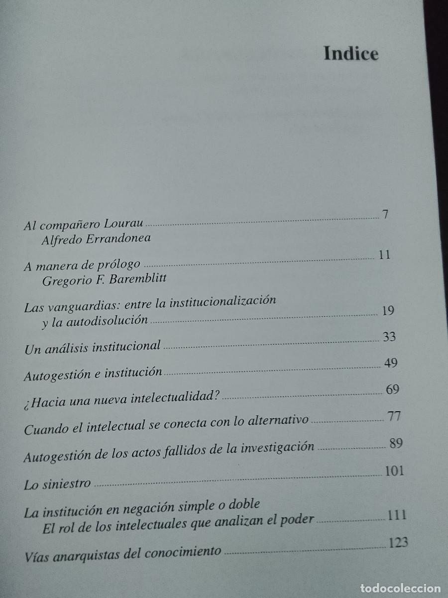Libros de segunda mano: Ren&eacute; Lourau: Los intelectuales y el poder (Editorial Nordan-Comunidad. 2001) - Foto 3