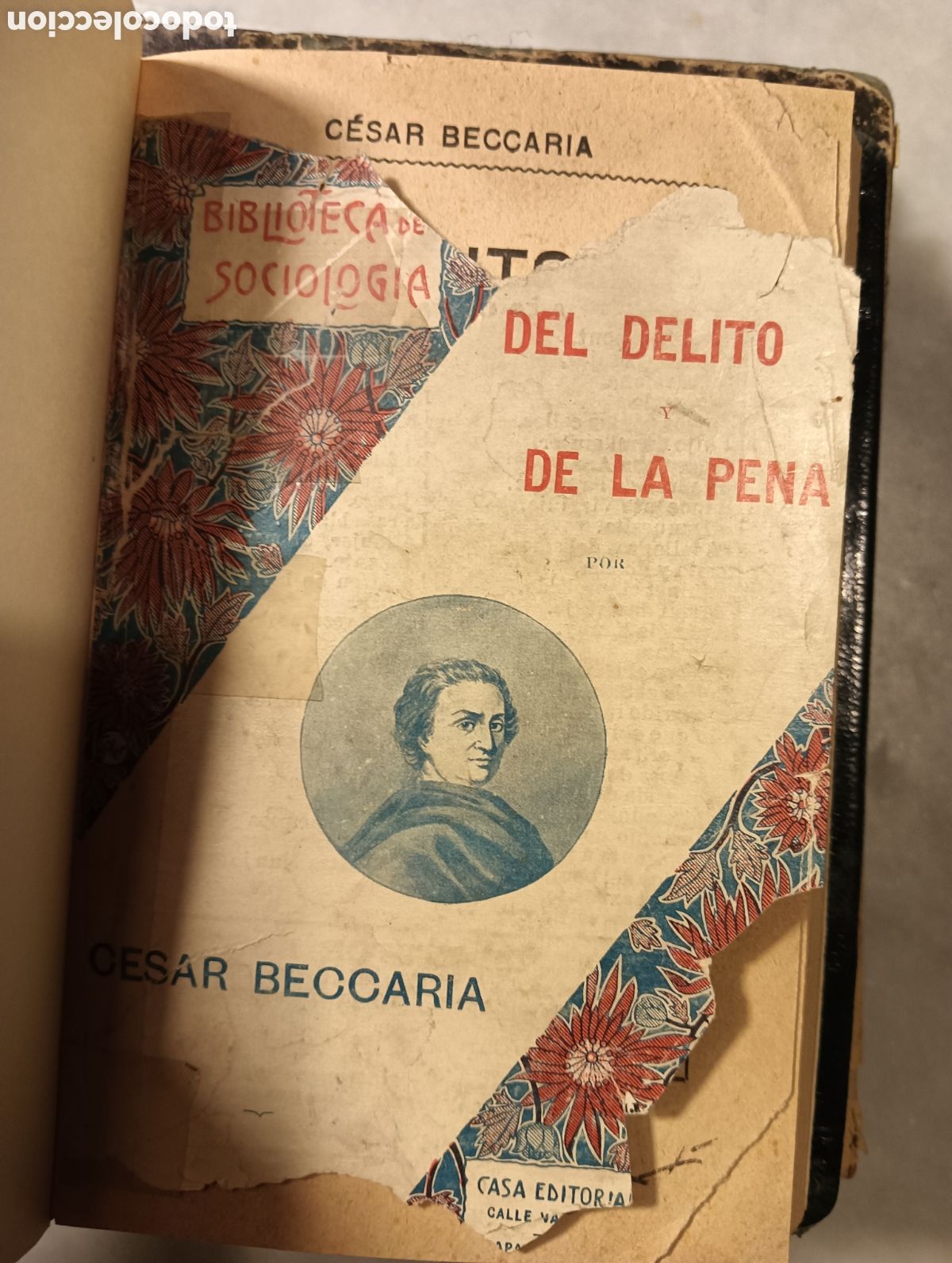 Livres d'occasion: DEL DELITO A LA PENA, CESAR BECCARIA