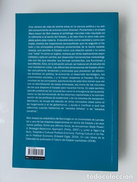 Libros de segunda mano: El estado -Bob Jessop- - Foto 2