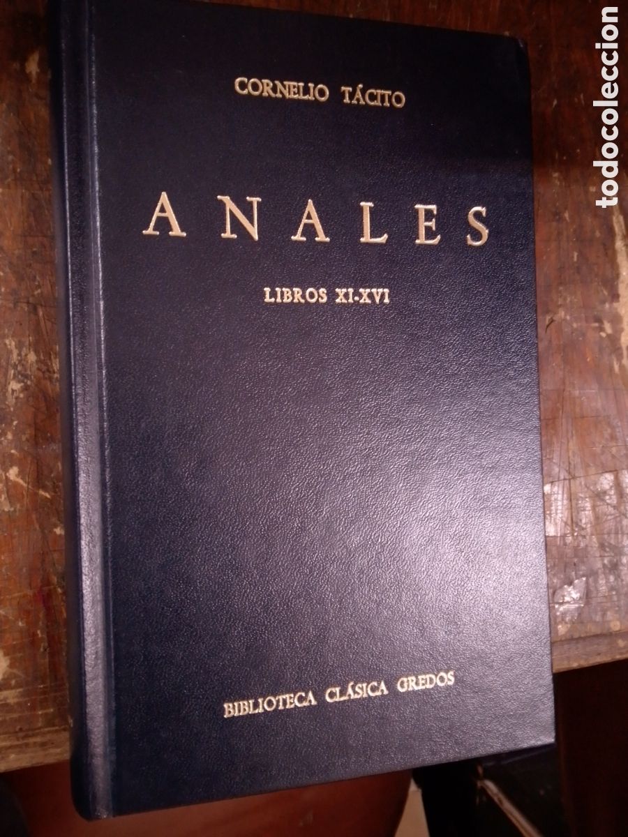 Second hand books: ANALES. LIBROS XI - XVI. TACITO, CORNELIO. CLASICA GREDOS. 1980