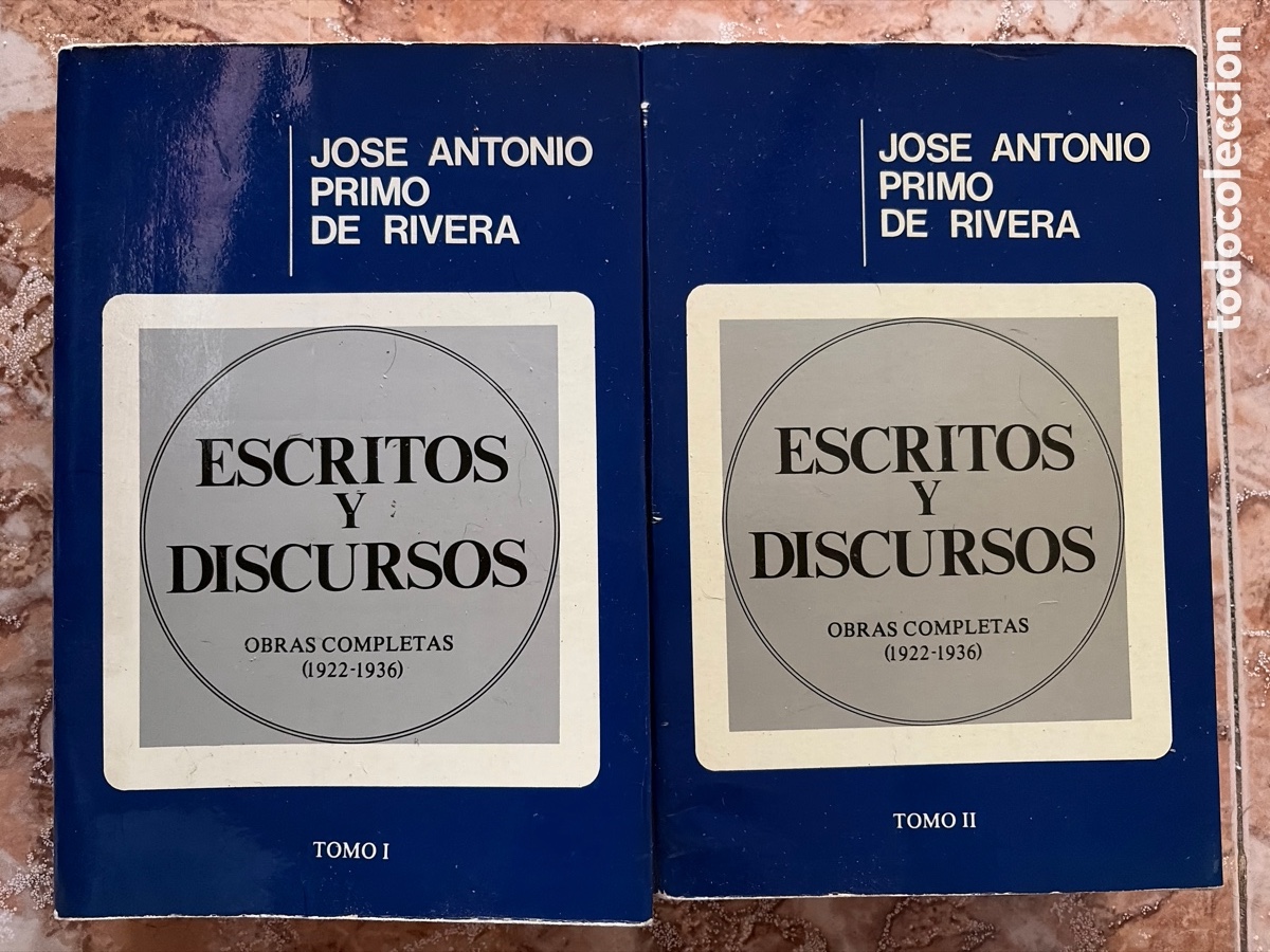 Libros de segunda mano: Escritos y discursos obras completas (2 tomos), de Jos&eacute; Antonio Primo de Rivera