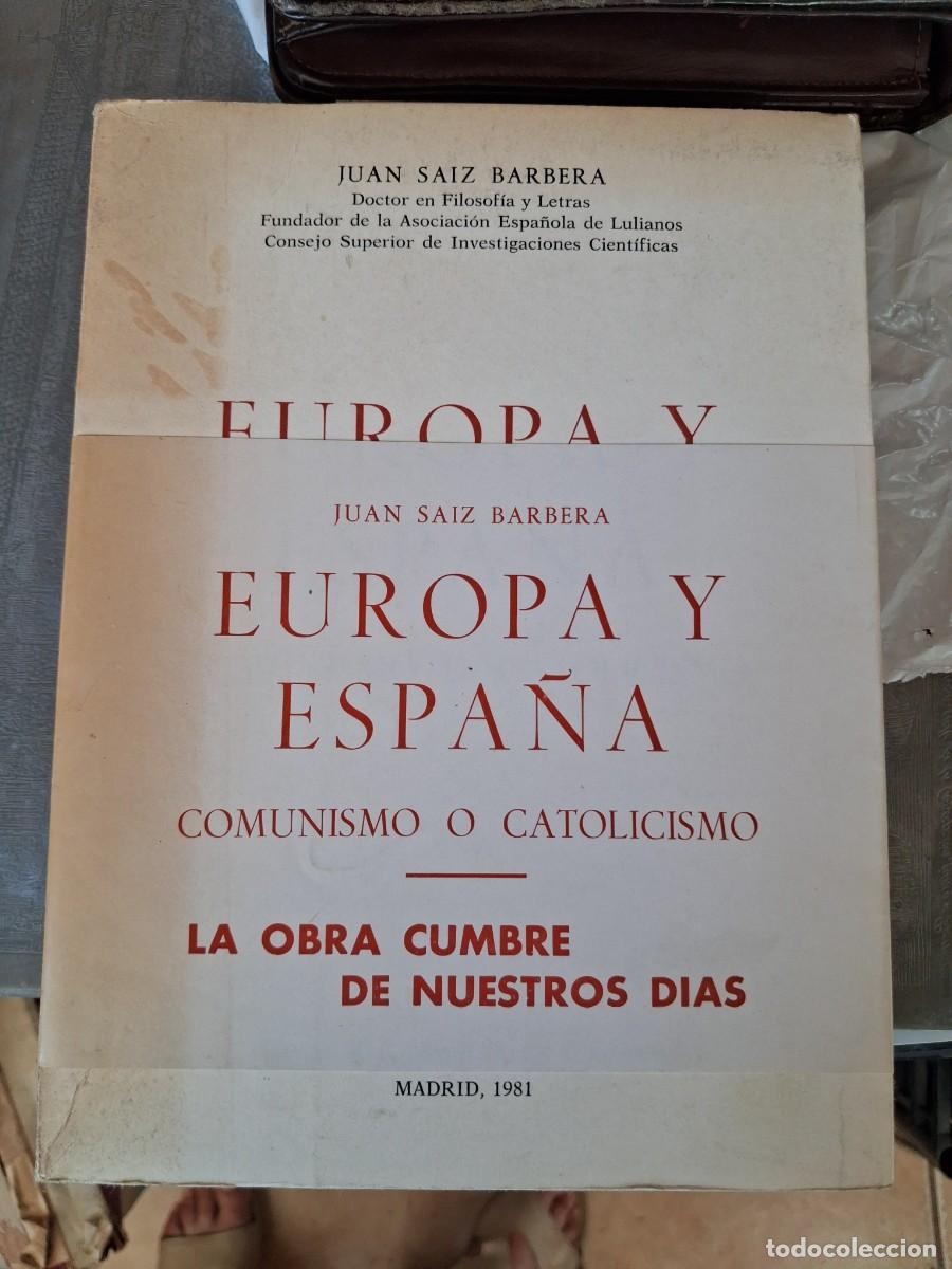 Livres d'occasion: Europa y Espa&ntilde;a Comunismo o catolicismo Juan Saiz Barbera