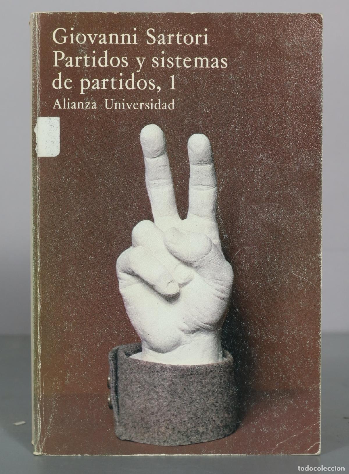 Livros em segunda m&atilde;o: Partidos y sistemas de partidos, 1 - Giovanni Sartori - Alianza Universidad