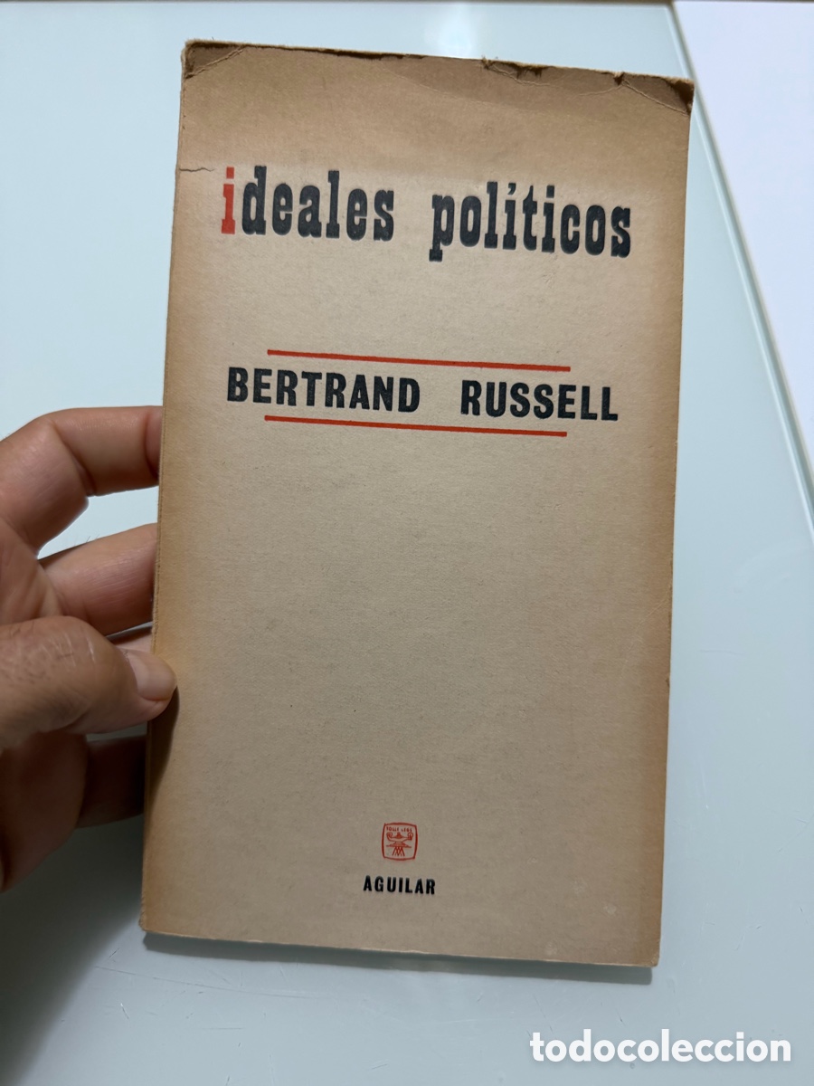Livros em segunda m&atilde;o: Ideales Pol&iacute;ticos. Bertrand Russell. Aguilar 1&ordf; ed. 1963
