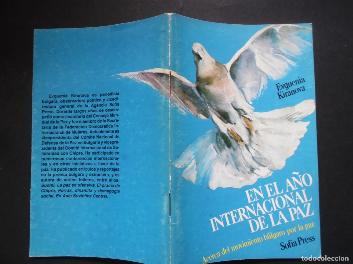 Libros de segunda mano: Bulgaria. En el a&ntilde;o internacional de la paz. Acerca del movimiento b&uacute;lgaro, Evguenia Kiranova, 1987