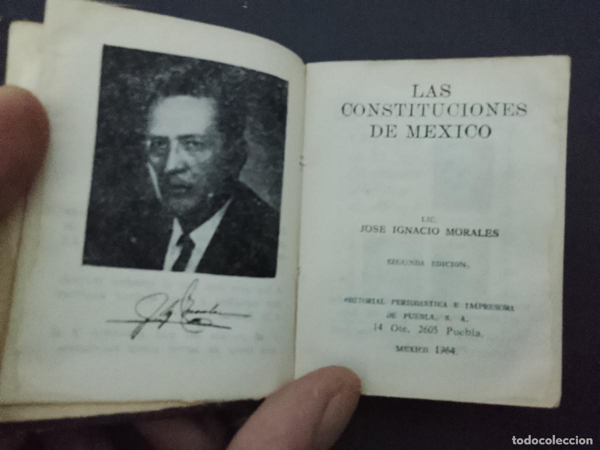 Libros de segunda mano: Jos&eacute; Ignacio Morales: Las Constituciones de M&eacute;xico - Foto 4