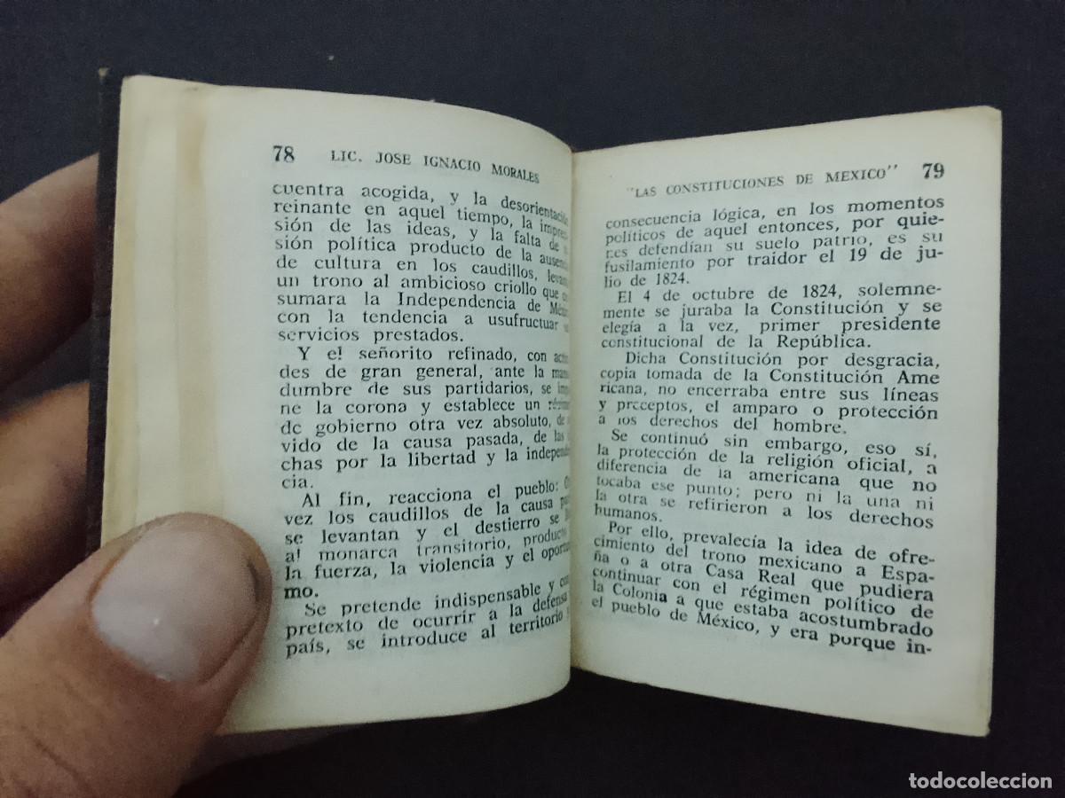 Libros de segunda mano: Jos&eacute; Ignacio Morales: Las Constituciones de M&eacute;xico - Foto 5