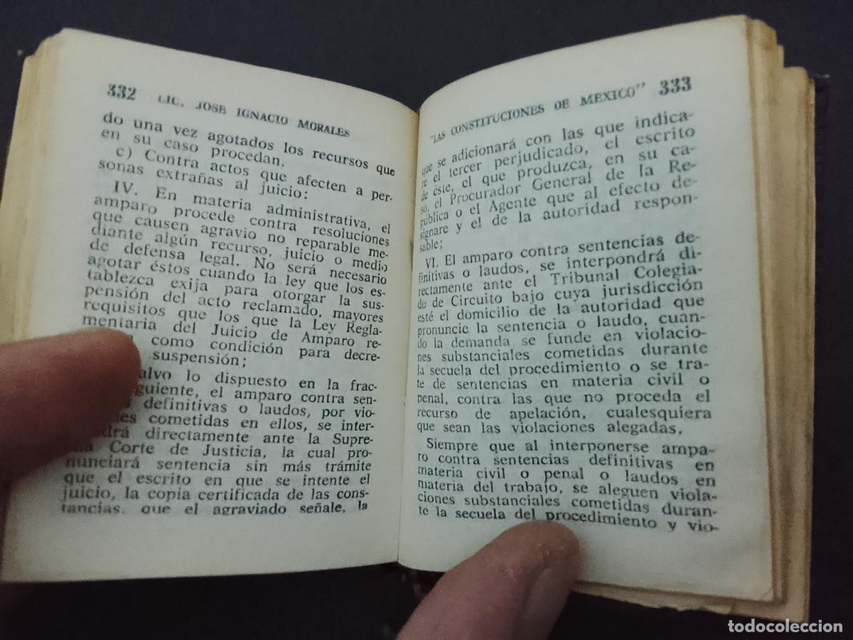 Libros de segunda mano: Jos&eacute; Ignacio Morales: Las Constituciones de M&eacute;xico - Foto 6
