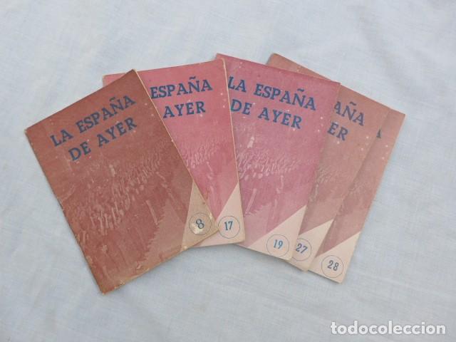 Libros de segunda mano: 5 LIBRITOS LA ESPA&Ntilde;A DE AYER RECOPILACI&Oacute;N DE TEXTOS HIST&Oacute;RICO POL&Iacute;TICOS