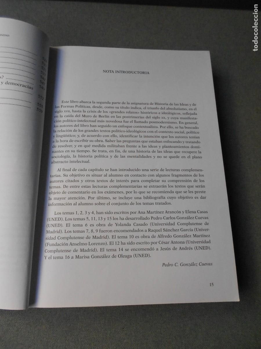 Libros de segunda mano: IDEAS Y FORMAS POLITICAS - Foto 8