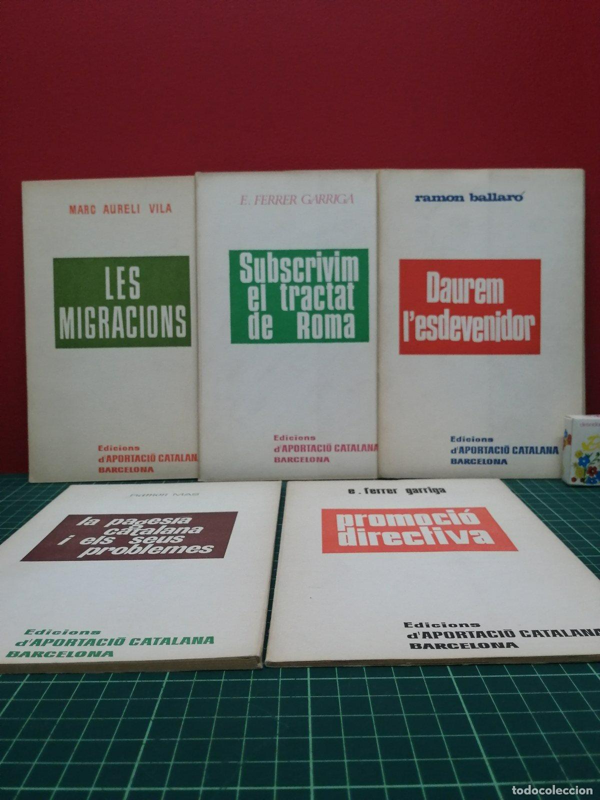 Libros de segunda mano: Lote de 5 libros de Edicions d'Aportaci&oacute; Catalana