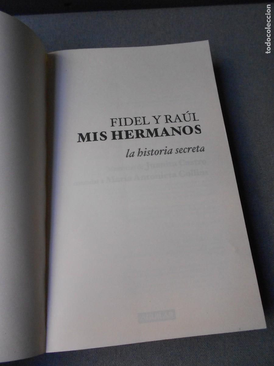 Libros de segunda mano: FIDEL Y RAUL, MIS HERMANOS - Foto 2