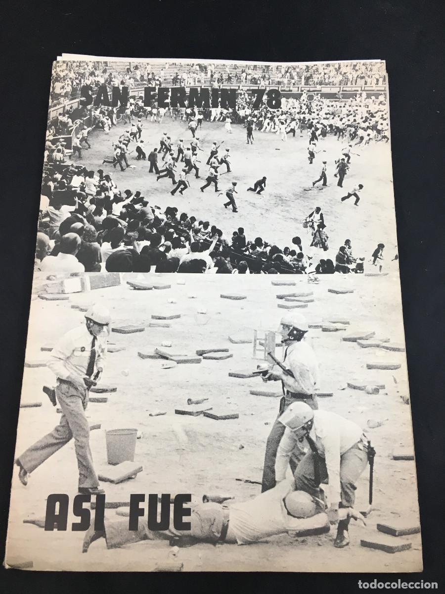 Libros de segunda mano: Asi fue San Fermin 78. Comisi&oacute;n investigaci&oacute;n pe&ntilde;as de mozos.