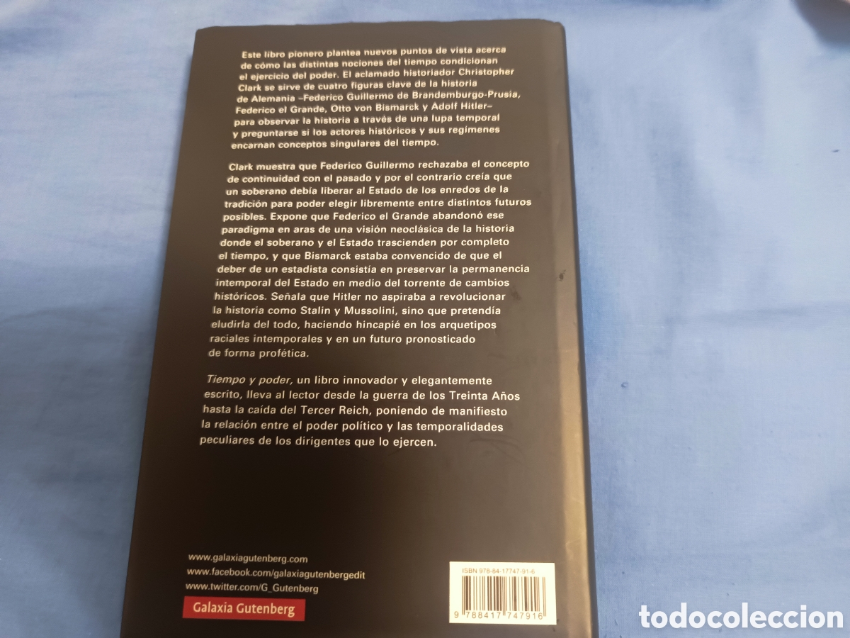 Libros de segunda mano: Tiempo y poder, de Christopher Clark - Foto 2