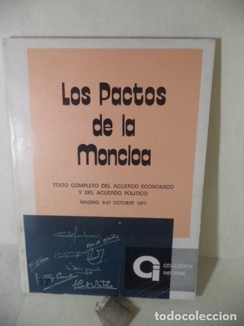 Libros de segunda mano: LOS PACTOS DE LA MONCLOA - PRESIDENCIA DE GOBIERNO