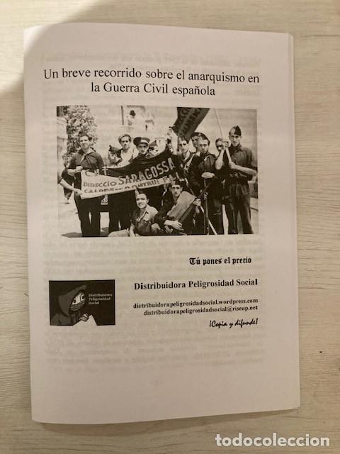 Libros de segunda mano: Un breve recorrido sobre el anarquismo en la Guerra Civil Espa&ntilde;ola