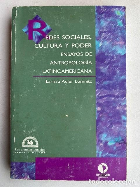 Libros de segunda mano: Redes sociales, cultura y poder -Lariss Adler Lomnitz-