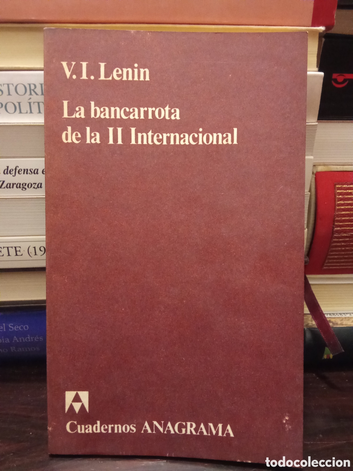 Libros de segunda mano: V.I. Lenin - La bancarrota de la II Internacional - Cuadernos ANAGRAMA