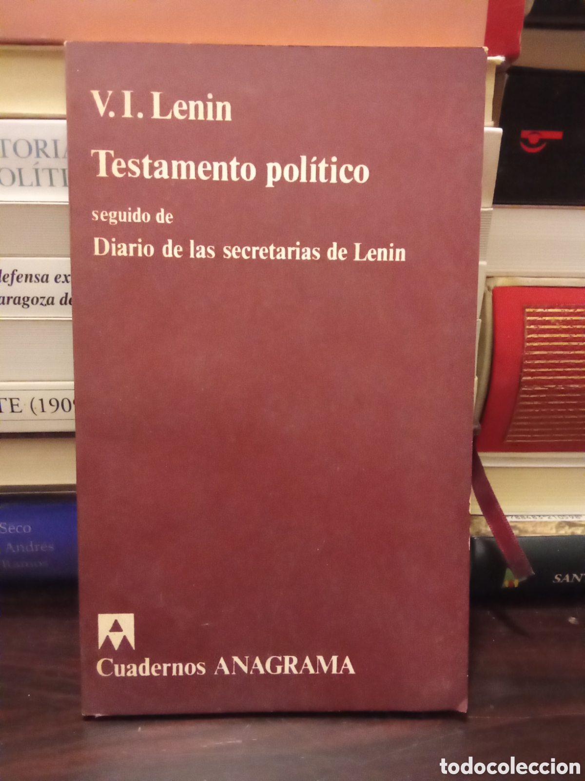 Libros de segunda mano: V.I. Lenin - Testamento pol&iacute;tico - Cuadernos ANAGRAMA