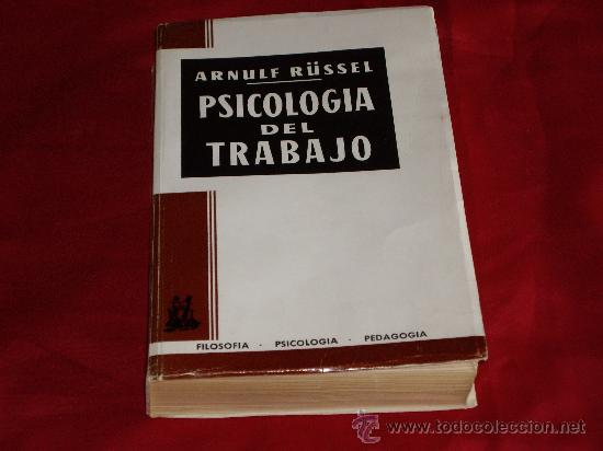 Libros de segunda mano: PSICOLOGIA DEL TRABAJO - Foto 1
