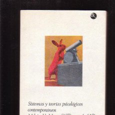 Libros de segunda mano: SISTEMAS Y TEORÍAS PSICOLÓGICOS CONTEMPORÁNEO /POR: MELVIN H. MARX , WILLIAM A. HILLIX , PAIDOS 1983