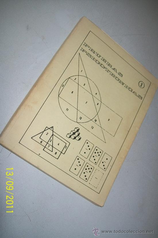 Libros de segunda mano: PRUEBAS PSICOT&Eacute;CNICAS-1982-EDICIONES : ANGEL..- MADRID - Foto 1