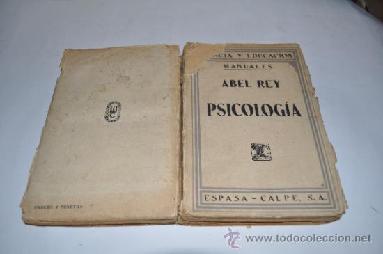 Libros de segunda mano: Psicolog&iacute;a ABEL REY  RA1423 - Foto 1