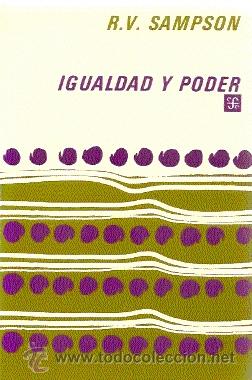 Libros de segunda mano: igualdad y poder /// r.v. sampson - Foto 1
