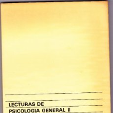 Libros de segunda mano: LECTURAS DE PSICOLOGIA GENERAL II-- MATERIALES SOBRE PENSAMIENTO ● KB0616