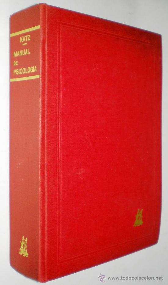 Libros de segunda mano: D. KATZ: MANUAL DE PSICOLOG&Iacute;A. - Foto 1