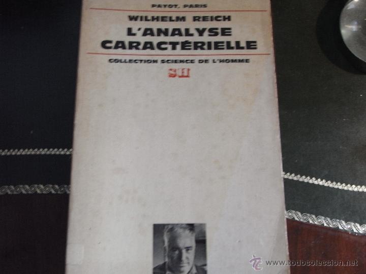 Libros de segunda mano: lanalyse caract&eacute;rielle. Wilhelm reich. - Foto 1