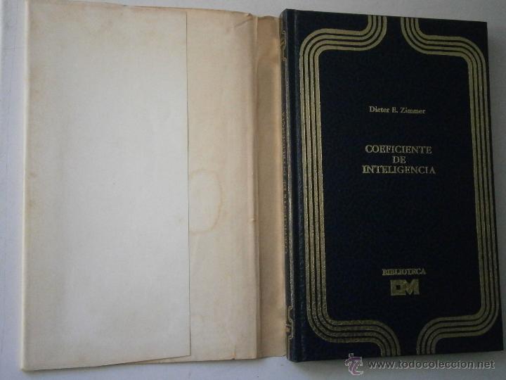 Libros de segunda mano: COEFICIENTE DE INTELIGENCIA Dietere Zimmer 1977 EC M9 - Foto 3