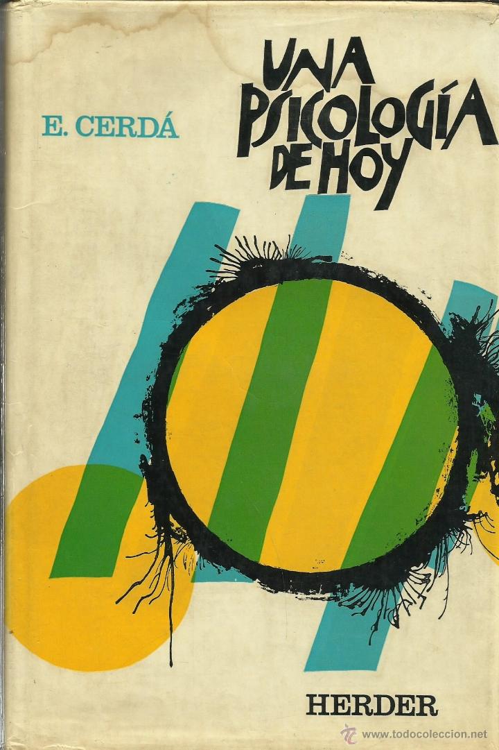 Libros de segunda mano: Una psicolog&iacute;a de hoy - E. Cerd&aacute; - Foto 1