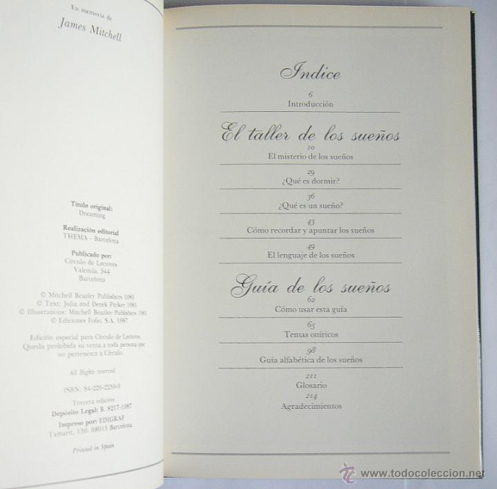Libros de segunda mano: GUIA PARA RECORDAR E INTERPRETAR LOS SUE&Ntilde;OS - JULIA Y DERECK PARKER - Foto 3