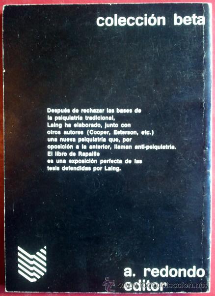 Libros de segunda mano: G. C. Rapaille . Laing y la antisiquiatr&iacute;a - Foto 2