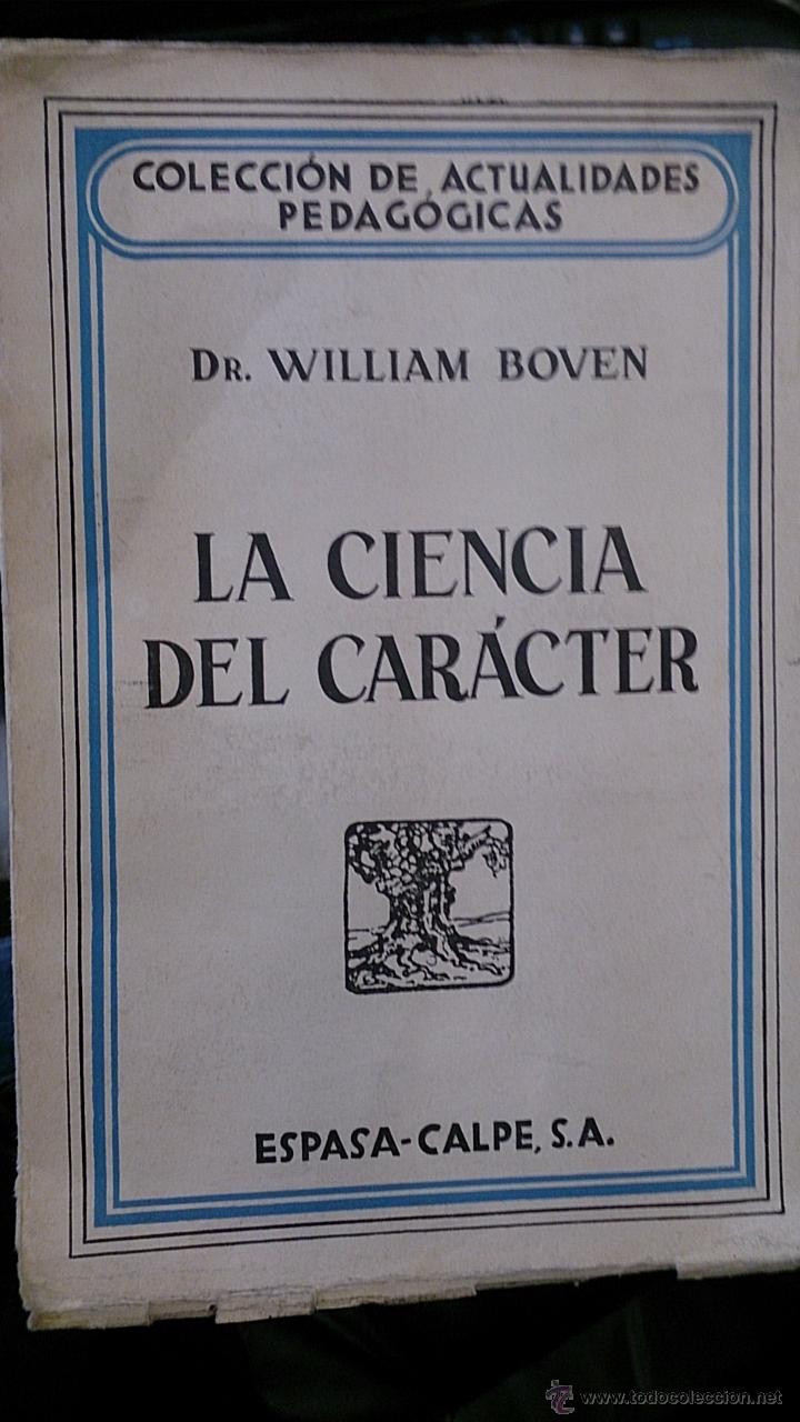 Libros de segunda mano: LA CIENCIA DEL CAR&Aacute;CTER (Madrid, 1935) - Foto 1