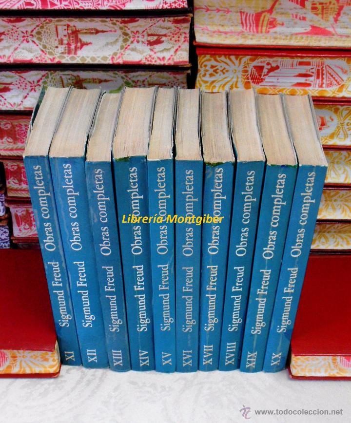 Libros de segunda mano: OBRAS COMPLETAS . (25 Tomos)   .  Autor :  Freud, Sigmund - Foto 2