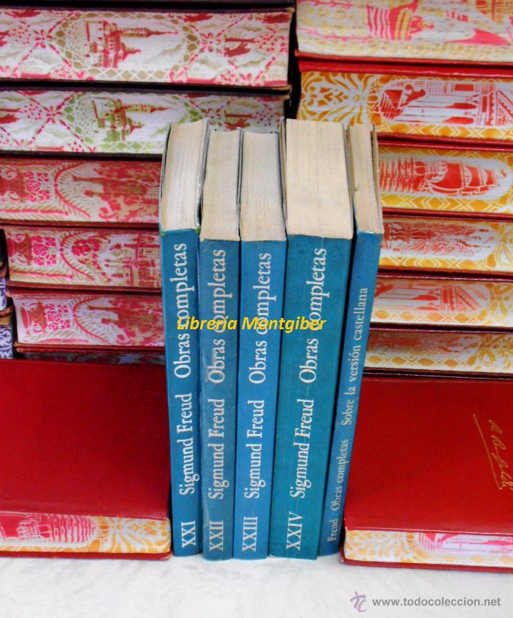 Libros de segunda mano: OBRAS COMPLETAS . (25 Tomos)   .  Autor :  Freud, Sigmund - Foto 3