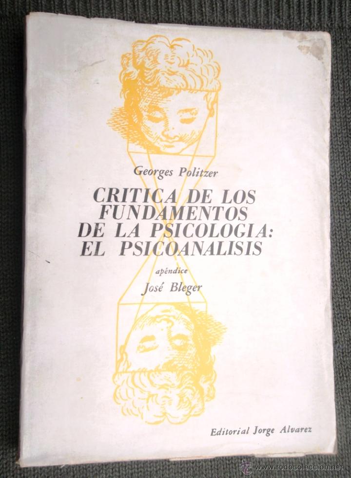 Crítica De Los Fundamentos De La Psicologia: El - Vendido En Venta ...