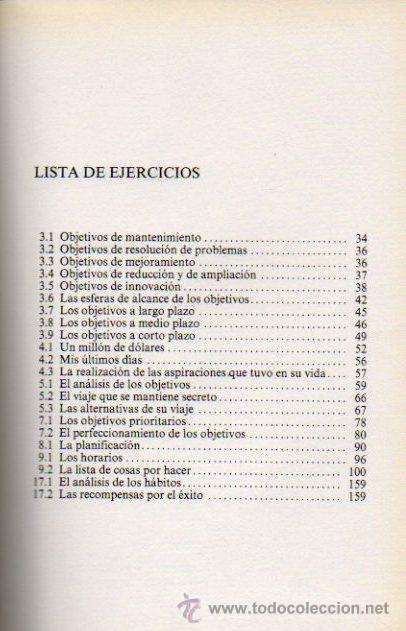 Libros de segunda mano: C&Oacute;MO DETERMINAR Y ALCANZAR TUS PROPIOS OBJETIVOS - WAYNE LEE. EDICIONES DEUSTO, 1993 - Foto 5