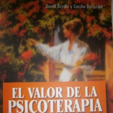 Libros de segunda mano: EL VALOR DE LA PSICOTERAPIA DAVID SZYDLO TRILLAS 2006. Lote 51379907
