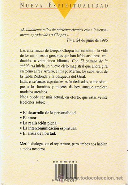 Libros de segunda mano: EL CAMINO DE LA SABIDUR&Iacute;A DEEPAK CHOPRA - Foto 2