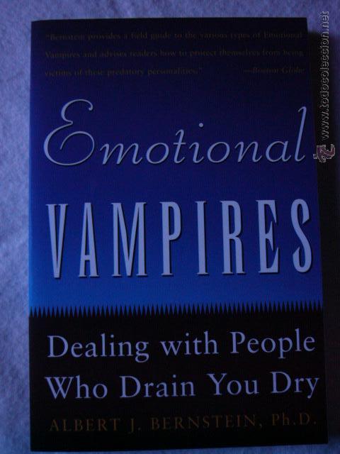 Libros de segunda mano: Emotional Vampires Albert J. Bernstein en ingl&eacute;s - Foto 1