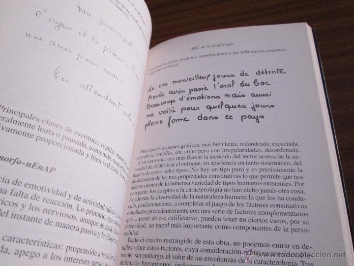 Libros de segunda mano: ABC de la Grafolog&iacute;a --- M. Moracchini - Foto 4