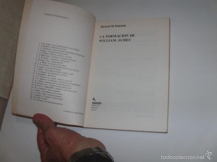 Libros de segunda mano: H.M. FEINSTEIN - LA FORMACION DE WILLIAM JAMES - - Foto 2