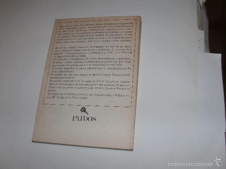 Libros de segunda mano: H.M. FEINSTEIN - LA FORMACION DE WILLIAM JAMES - - Foto 3