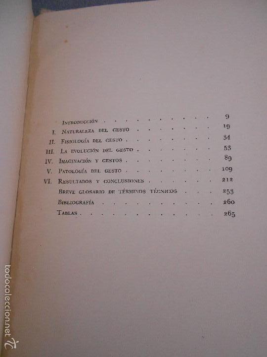 Libros de segunda mano: PSICOLOGIA DEL GESTO - Foto 10