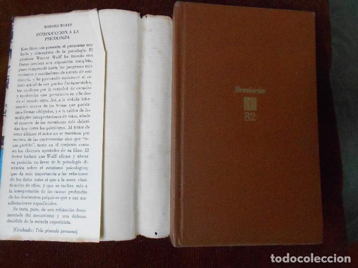 Libros de segunda mano: Introducci&oacute;n  a la Psicologia  -Werner Wolff - Foto 2