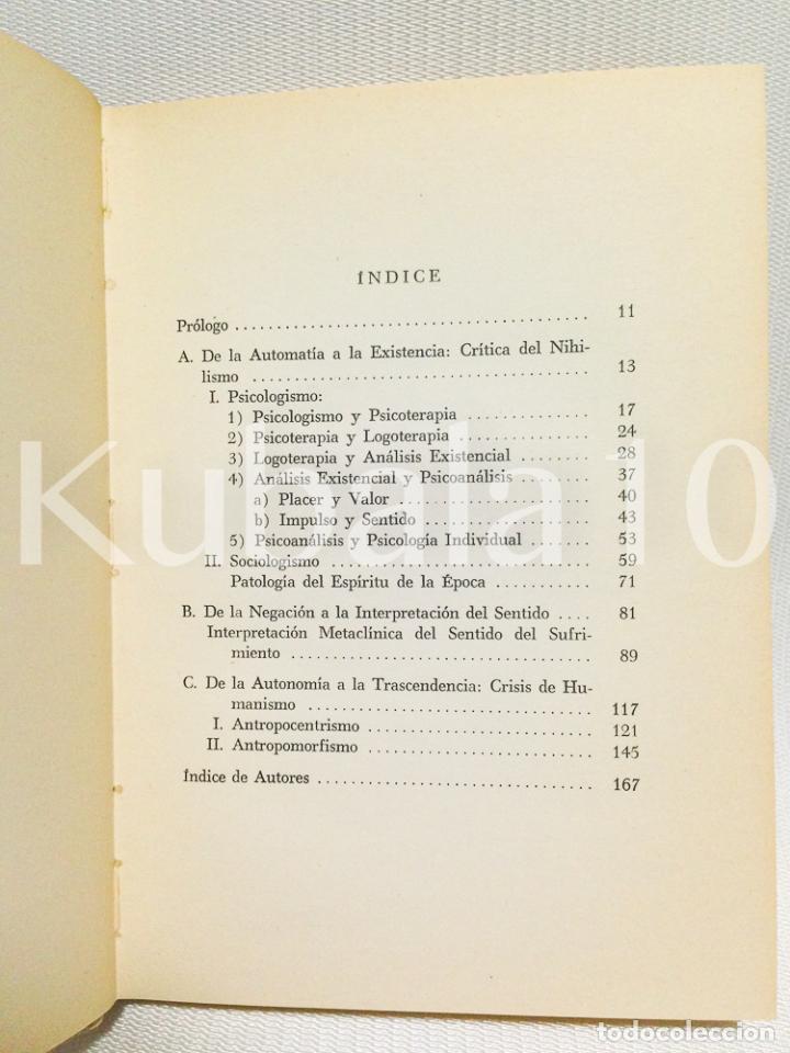 Libros de segunda mano: HOMO PATIENS - VIKTOR E. FRANKL - ED. PLANTIN - Foto 5
