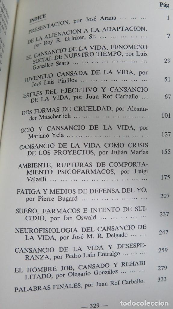Libros de segunda mano: EL CANSANCIO DE LA VIDA. VV.AA - Foto 3
